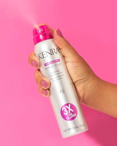Image of Kenra Volumizing Spray Clay 15 | Bodifying, Fullness Spray | 3X The Fullness | Medium Hold | Provides Texture & Volume With A Long-Lasting Finish | All Hair Types