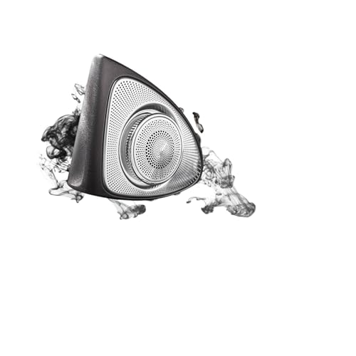 XCZPRKMXY Car 3/7/64 Colors Led Ambient Light 3D Rotary Tweeter Speaker Compatible with Benz A/C/E/S/GLC Class W205 W213 X253 W222 W177 C200 E200L(GLC Class 3 Colors)