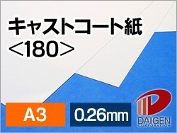 キャストコート紙 <180> A3/100枚 004321
