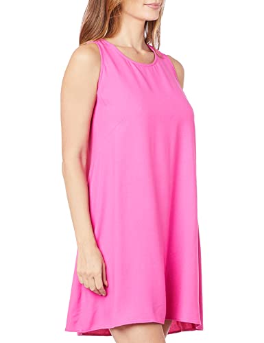 Vestido Curto Básico Reto Rosa M