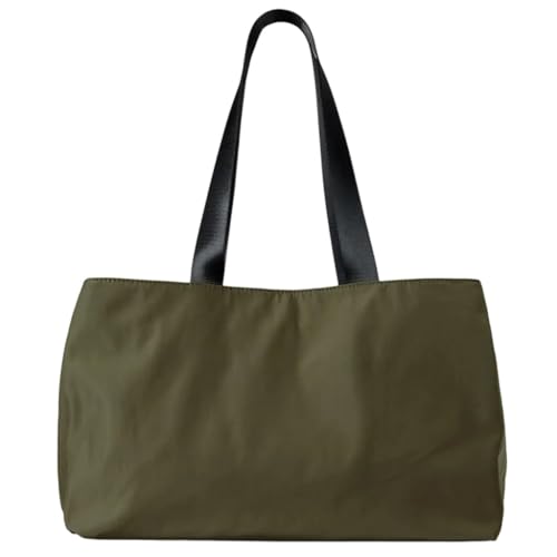 Sac à bandoulière pratique en nylon vert pour le voyage et le travail