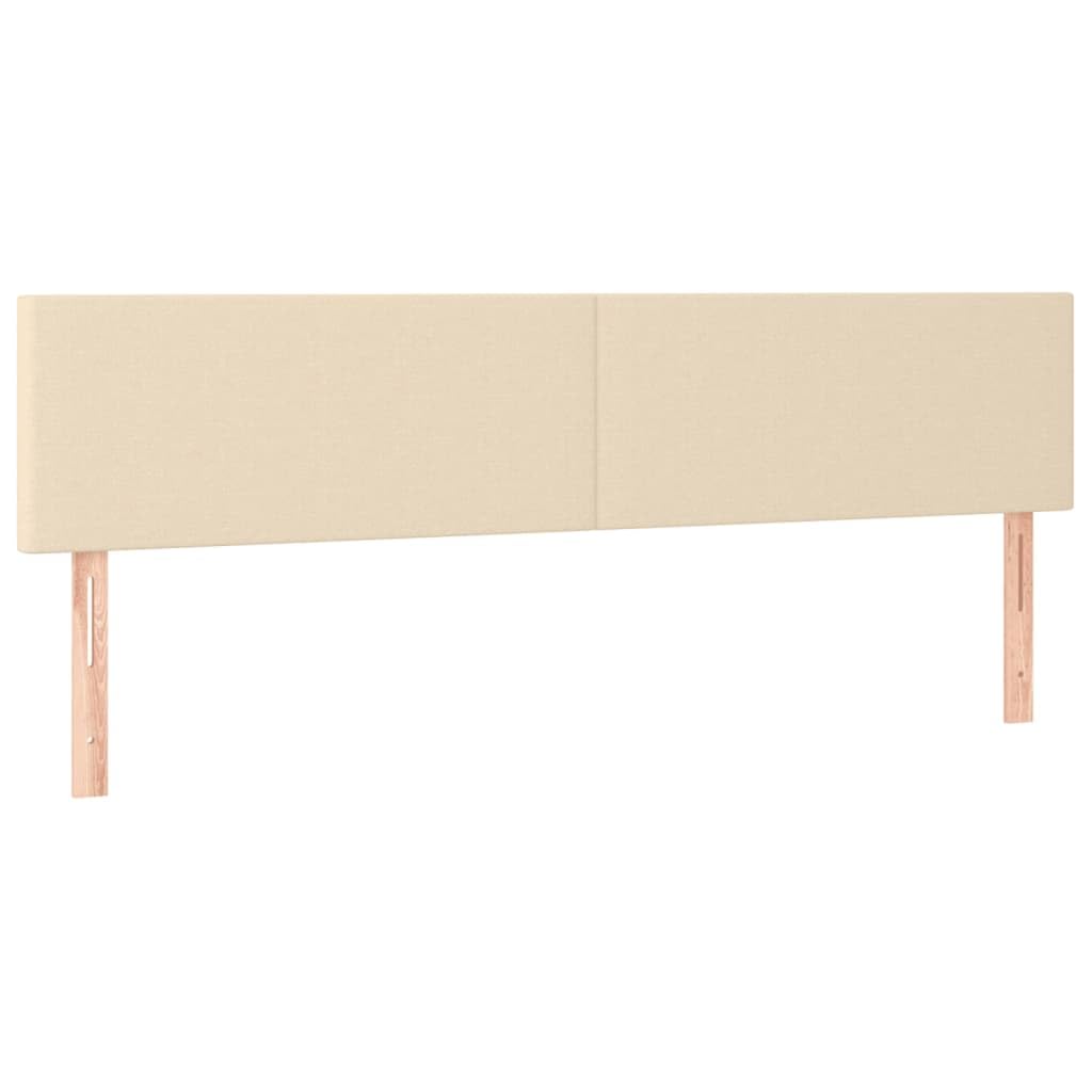Łóżko kontynentalne z materacem kremowym, 180 x 200 cm, obicie materiałowe, zagłówek z regulacją wysokości, materac ze sprężynami kieszeniowymi i toperem piankowym, do sypialni i łóżka