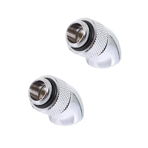 ARTIBETTER Water Cooling Radiator Accessory 2pcs Cooling Elbow G1/4 Thread Extender Adapter