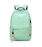 Dimensiones: L-30CM x A-15CM x H-43CM para portátiles de 15 pulgadas. Pesa alrededor de 1,3 libras. El amplio compartimento y los múltiples bolsillos hacen que tus objetos estén organizados. Es ligera y duradera, muy adecuada para el colegio, viajes, salidas de fin de semana, etc.