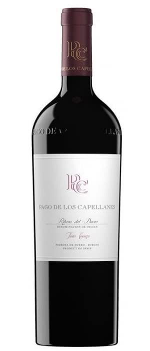 Pago de los Capellanes - Envío 24 H - Ribera del Duero - Caja Regalo Vino - Seleccionado Cosecha Privada (1 x Botella 75 cl, Capellanes Crianza)