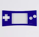 Faceplate Cover Front Shell Housing Case Replacement for Game Boy Micro GBM (Blue)