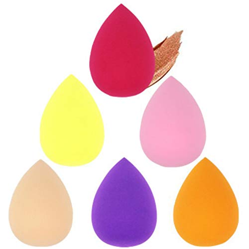 Makeup Sponge Set, Beauty Makeup Sponges Blender Set, Flawless Foundation Blending Sponge 6 Pcs