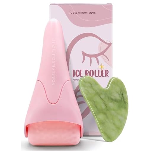 Ice Roller for Face Massage Stick Facial Skin Care Tools Face Roller Massager - Reduce Wrinkles Puffiness Migraine Pain Relief (Pink)