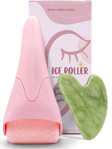 ROSELYNBOUTIQUE Ice Roller for Face & Gua Sha Facial Tools - Wrin...
