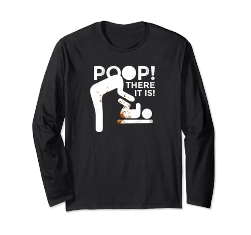 Poop There It Is Mom Dad - Pañal para bebé Manga Larga