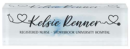 Personalized Nurse Desk Name Plate