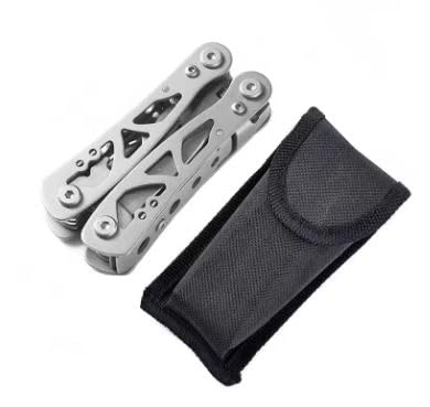 Pocket Multi-Tool with Pliers, Stainless Steel, Silver