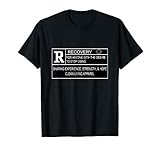 Rated R For Recovery Narcotics Anonymous Gifts Shirts NA AA