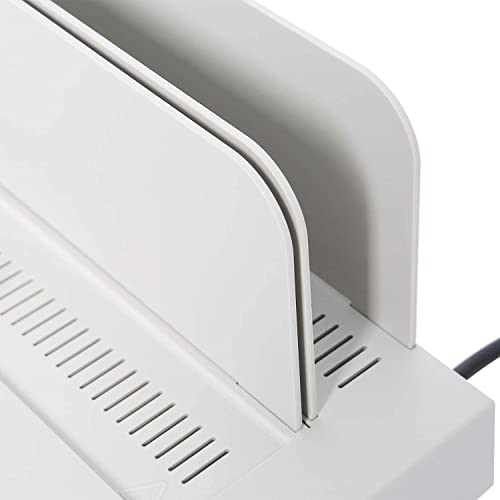 Namibind SK-5000 Thermal Binding Machine A4 Thermal Binder Easy Operated with Metallic Body Bind up to 350 Papers at Once Multi-Use Binder and Complementary 25 Folder (Ecru White)