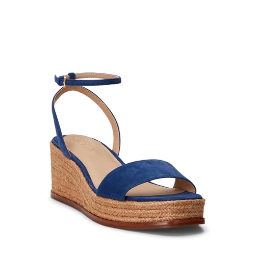 Image of Lauren Ralph Lauren womens Leona Suede Espadrille