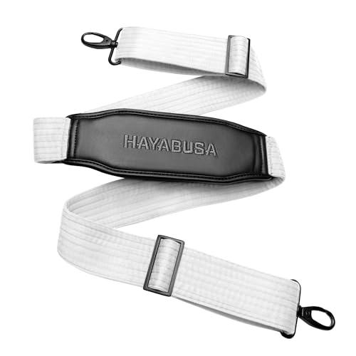 Image of Hayabusa Jiu Jitsu Ranked Duffle Strap - White, One