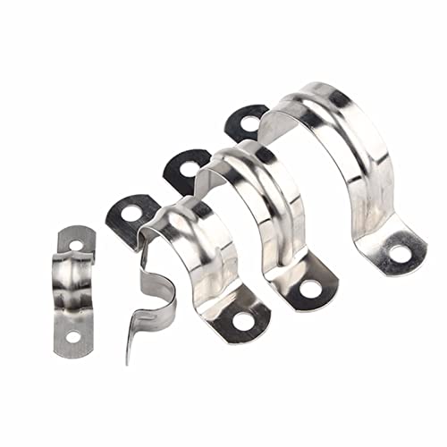 MOOPW Clips Pince à tuyau - 304 Acier Inoxydable U-Tube Pince Anneau De Connexion Tuyau Pince Carte serrage en forme de U Selle Carte Tuyau Attache Cover