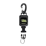 Gear Keeper RT4-5912 Small Flashlight Retractor Large Heavy Duty Snap Clip Mount with Q/C-II Split Ring Accessory