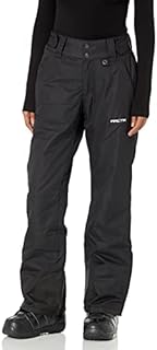 Arctix Women's Insulated Snow Pants, Black, Large Short