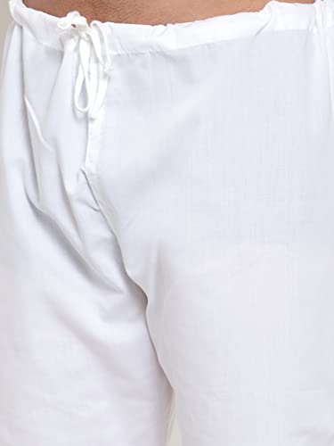 Image of Men's Cotton Blend Kurta Pyjama Set