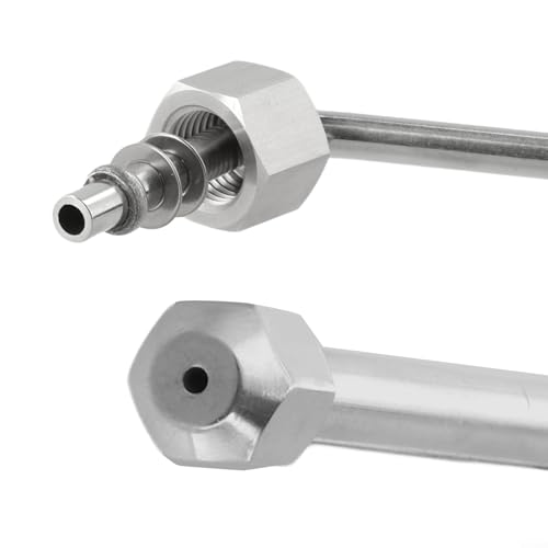 Varita de vapor para máquina de café, brazos de vapor para máquina de espresso para Gaggia 680 685, piezas de repuesto mejoradas para cafeteras espresso (1 agujero) - imagen 4