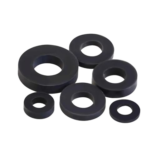 20/100個 M3 /4 /5 /6 /8 /10 ネジガスケット ゴム製 丸型 平ワッシャー 振動減衰シール 厚さ1-4mm(3X6X2MM_20PCS)