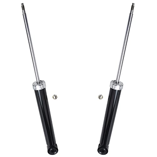 Image of Detroit Axle - 2 Rear Shock Absorbers for Audi A3 Quattro Volkswagen CC Golf GTI Jetta Passat CC R32 Rabbit, Rear Replacement Shocks Pair Set