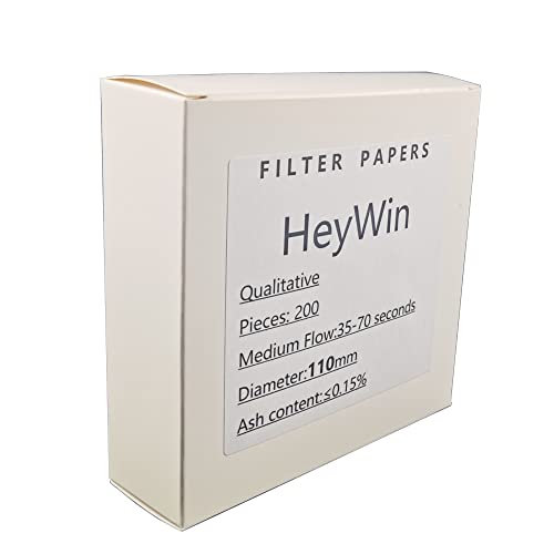 Image of Filter Paper Chemistry,11cm,Pack of 200,Used in Laboratories for Filtering Solutions and Qualitative Analysis