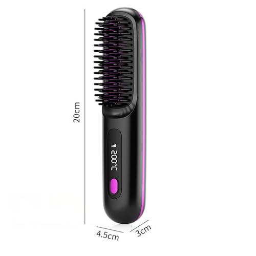 Mini plancha de pelo ERICAT con pantalla LED y ajuste de temperatura miniatura 6