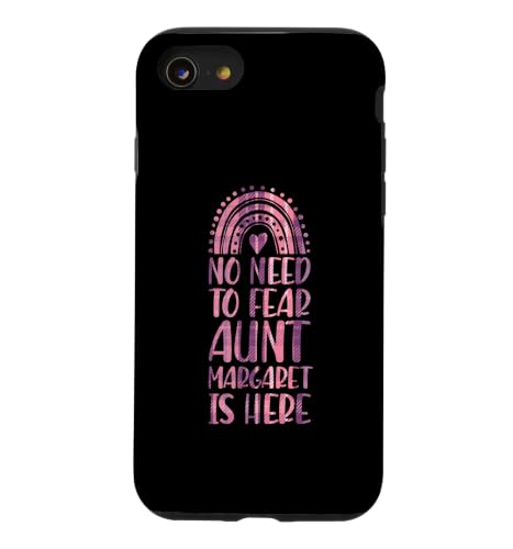 No Need To Fear Aunt Margaret Is Here �t�@�[�X�g�l�[�� ���C���{�[ �X�}�z�P�[�X iPhone SE (2020) / 7 / 8 �p