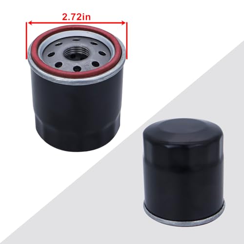 Air Filter Compatible with John Deere GT245 GX255 GX335 X320 X324 X340 X360 X500 X530 X534 Z445 Z465 717 727 Lawn Mower Deck with Oil filter Kit - Thumbnail 3