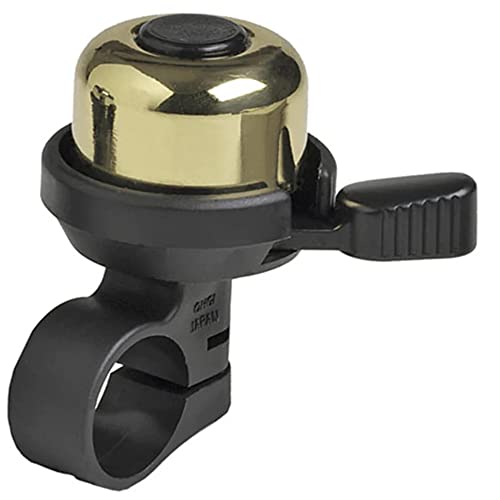 Mirrycle Incredible Brass Duet Bicycle Bell, Brass