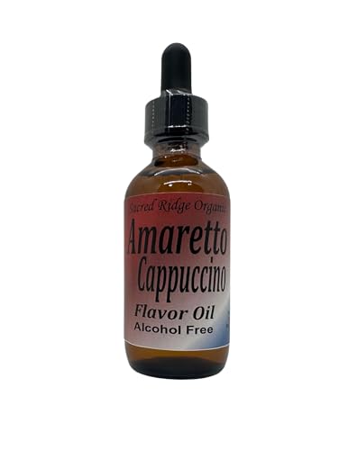 Amaretto Cappuccino Organic Flavor Extract 2 oz for Baking, Ice
