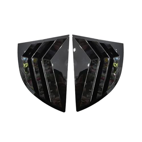 Volet d'aération Civic 8 Noir Brillant protection solaire sans perçage
