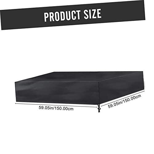 Gogogmee Outdoor Waterproof Sandbox Cover with Drawstring Protective Canopy for Durable Garden Protector 1pc