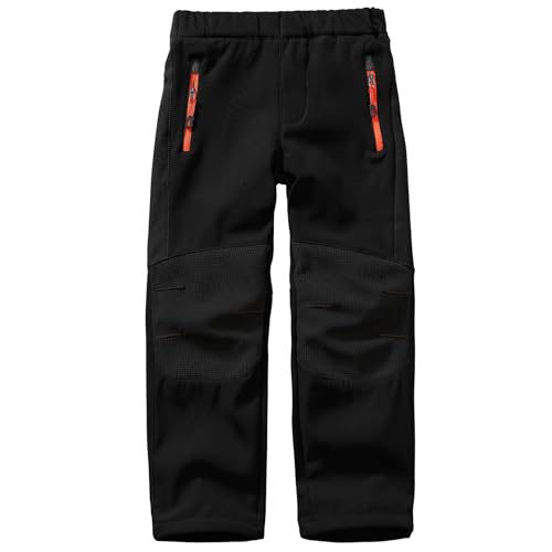 yeyity Kinder Softshellhose Skihose Gefüttert Cargohose...