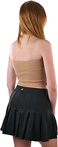 Image of ToBeInStyle Women's Cotton-Spandex Blend Stretchy Tube Top