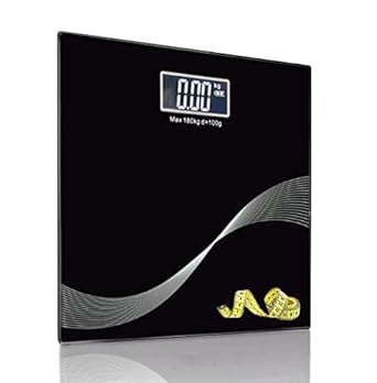 Weight Machine PORCHEX Weight Machine For Body Weight | Weighing Scale | Weighing Machines Electronic Thick Glass LCD Display Digital Personal Bathroom Health (Weight Machine)