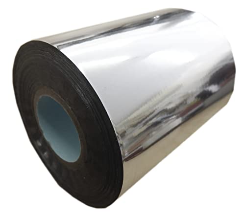 3690 PPLS 箔押しフィルム ホットスタンピング 紙・汎用 120m巻 8cm幅 ② シルバー