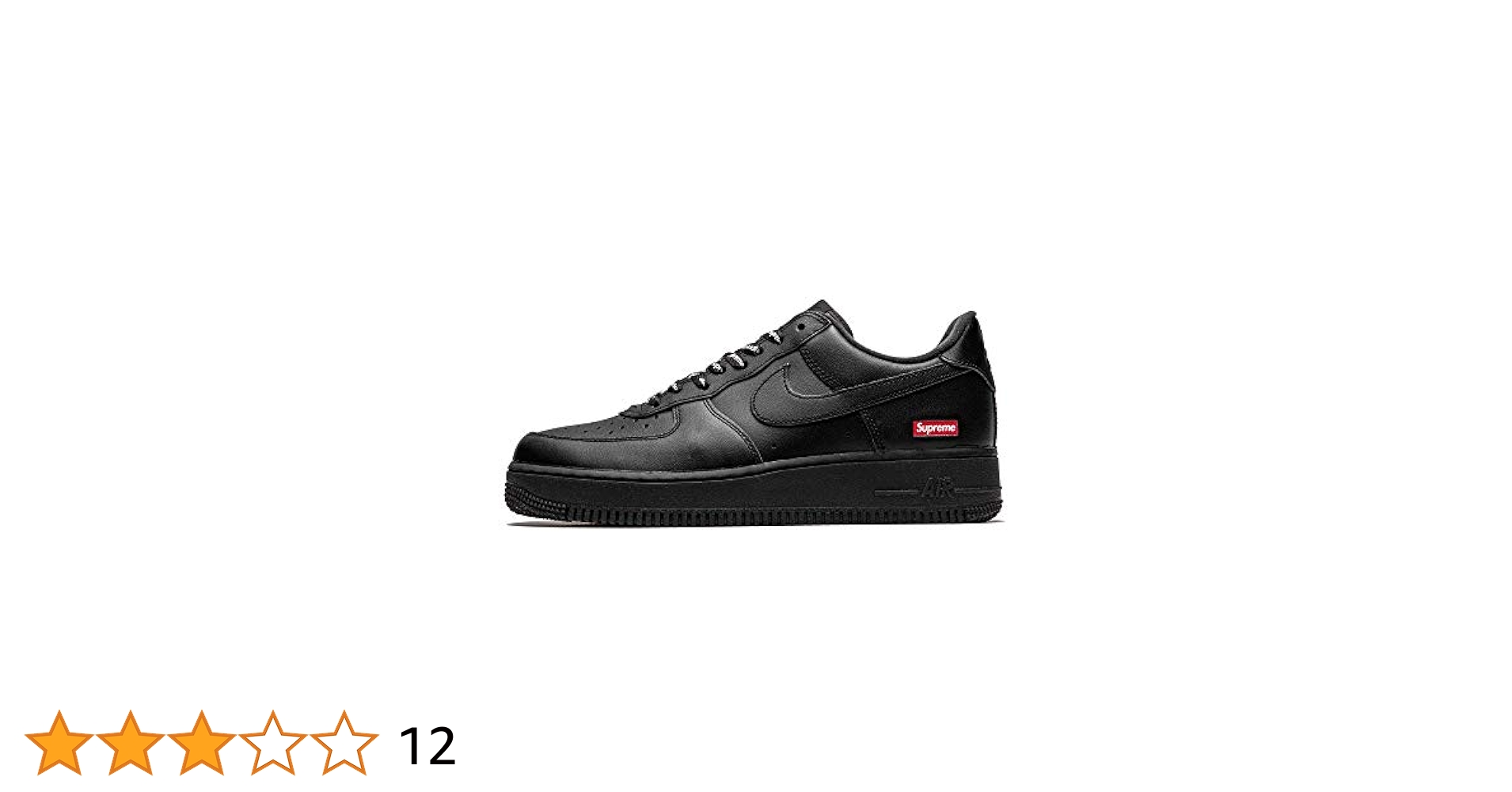Supreme × Nike Air Force 1 Low Black 黒28