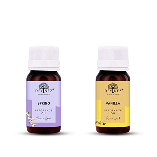 Image of Devinez Spring (Aqua Fresh), Vanilla Aroma Oil for Diffuser /Ultrasonic Aroma Diffuser /Tealight Diffuser /Reed Diffuser, 15ml Each
