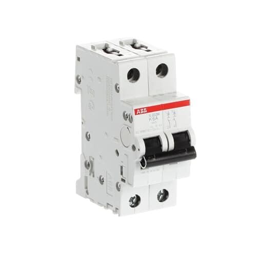 Abb-entrelec s200m-k - Interruptor magnetotermico s202m-k 6a bipolar 2 módulos