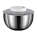 Centrifuga per Insalata, Centrifuga per Lattuga Automatica da 4,8 Litri, Asciuga Insalata Centrifuga di Grande Capacità in Acciaio Inossidabile, Elettrico USB Drenare Rapidamente Lava Insalata per Fru immagine