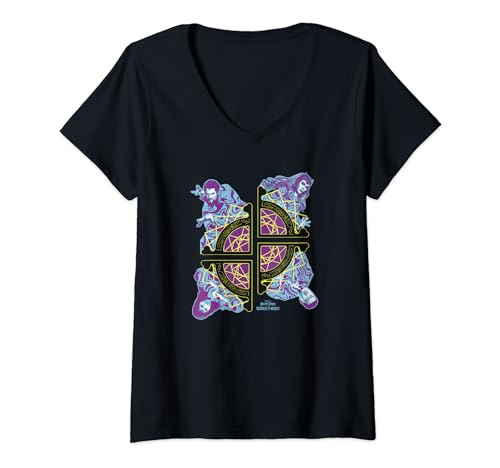 T-shirt Marvel Doctor Strange femme col fendu Multiverse of Madness