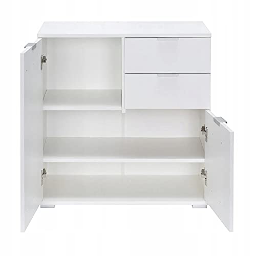 Noxen - Een moderne kast wit, ladekast, voor uw slaapkamer, hal, kinderkamer. (wit) - Image 3