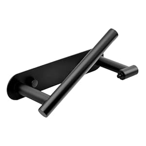 Sctecoau 5007 Toilettenpapierhalter Edelstahl Schwarz