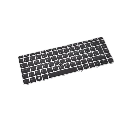 Teclado de laptop para HP EliteBook 745 G4 negro con distribución UK English