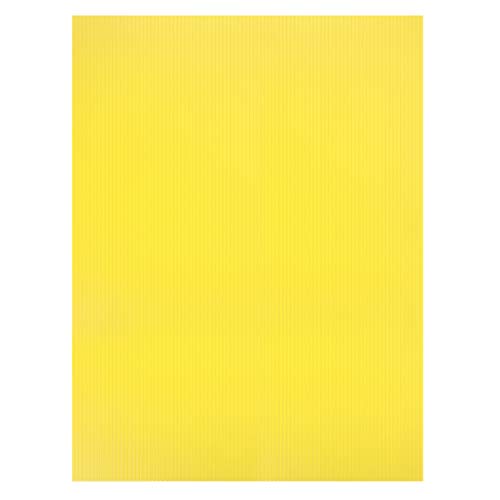 Image of uxcell Corrugated Plastic Sheets,3mm Yellow Blank Yard Lawn Signs,12 Inch x 16 Inch,Waterproof Sign Blank Board 1pcs