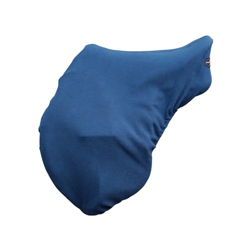 Harrison Howard Lightweight Dust Prevention Machine Washable Fleece Saddle Cover for Dressage-Blue by Harrison Howard - Used condition - Image 3