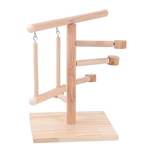 Abaodam 1Pc Bird Standing Rod for Parrots Durable Perch Swing for Exercise and Coordination for Budgies Lovebirds and Similar Sized Pets